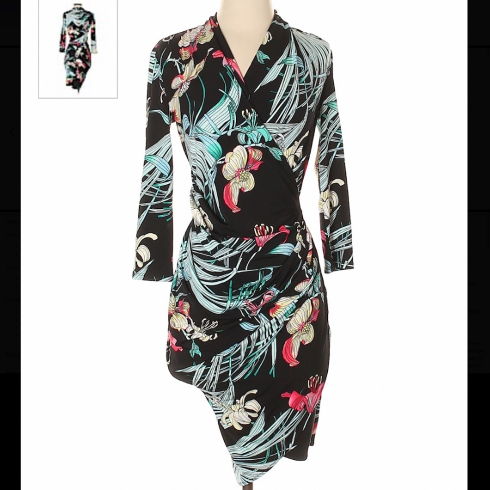 NWT JLO Floral Midi Dress